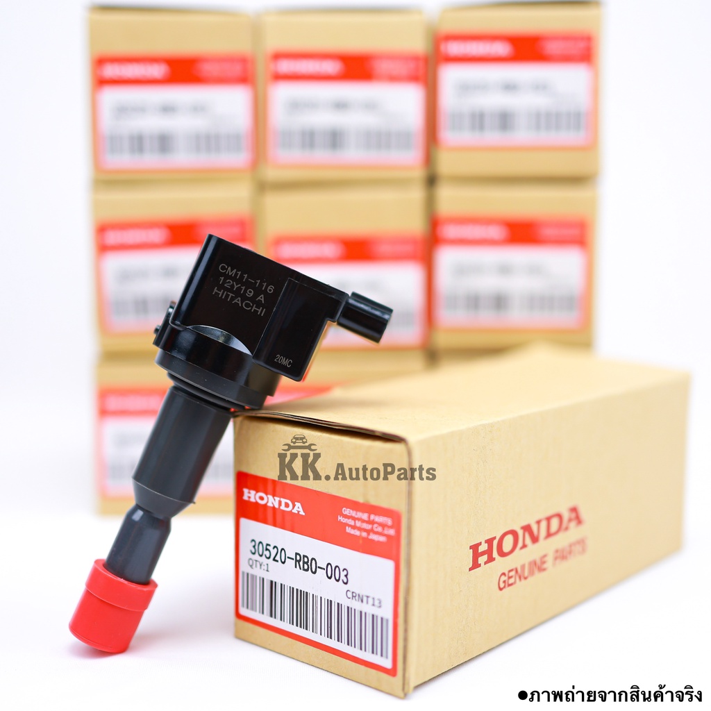 [แท้]คอยล์จุดระเบิด Honda City/Jazz '09-13 i-vtec Freed Brio Part No.30520-RB0-003