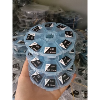 ขนตาจับช่อสำเร็จ6D มิกไซส์9-13mm 1200ช่อ