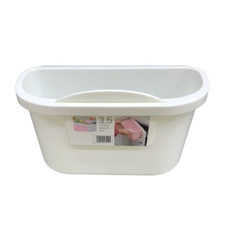 ถังเก็บเศษอาหารในครัว+ที่โกย G2400 สีขาว  KITCHEN FOOD SCRAP SQUARE G2400 WHITE