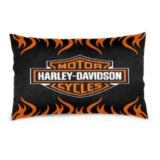 ปลอกหมอนอิง พิมพ์ลาย Harley Davidson หลากสีสัน สําหรับตกแต่ง