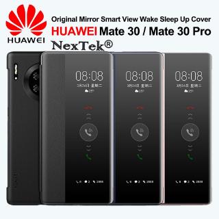 แท้100% HUAWEI MATE 30 Pro Mate 30 Case Smart View Flip Cover HUAWEI MATE30 5G Cover Mirror Window Leather Wake Sleep Case HUAWEI MATE 30 Pro Mate 30 เคสสมาร์ทวิวแบบพลิกได้ HUAWEI MATE30 5G ฝาครอบกระจกหน้าต่างหนัง Wake Sleep Case