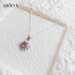 สร้อยพร้อมจี้พลอยพิงค์ทัวร์มาลีน พลอยแท้ เงินแท้ Natural Pink Tourmaline Pendant and Necklace