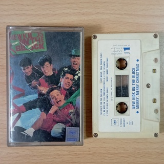 NKOTB - New Kids on the Block - Merry, Merry Christmas (1989) Cassette เทป รับประกันไม่มีอัดทับ / 0676