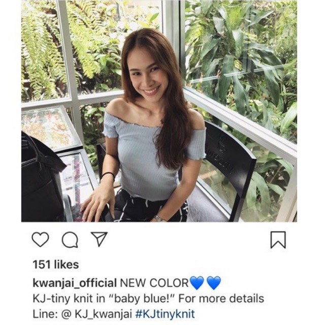 Kwanjai KJ Tiny Knit Baby blue *never use