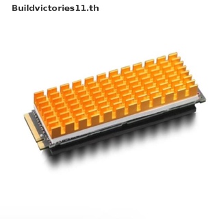 (Buildvictories11) ครีบฮีทซิงค์อลูมิเนียม M.2 Ngff Pcie Nvme 2280 Ssd