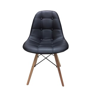 Multipurpose chair CHAIR 47x53.5x82 BUTTON BLACK XH-8056PU Multipurpose furniture Home &amp; Furniture เก้าอี้อเนกประสงค์ เก