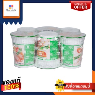 ไวไวเส้นหมี่รสหมูสับ 60 กรัม X 6 ถ้วยWAIWAI MINCED PORK FLAVOUR 60GX6