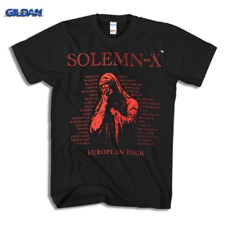 เสื้อยืดผ้าฝ้าย Solemn-x เสื้อยืดทัวร์ ยุโรป