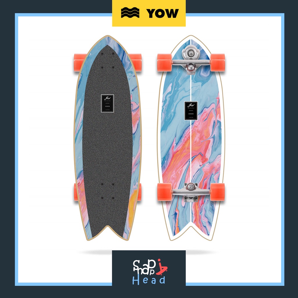 YOW Surfskate พาสเทล Coxos 31″ surf skate Truck Meraki S5