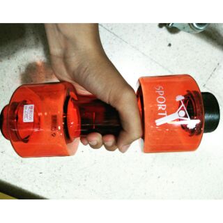 ขวดน้ำดัมเบล sport dumbbell 550 ml