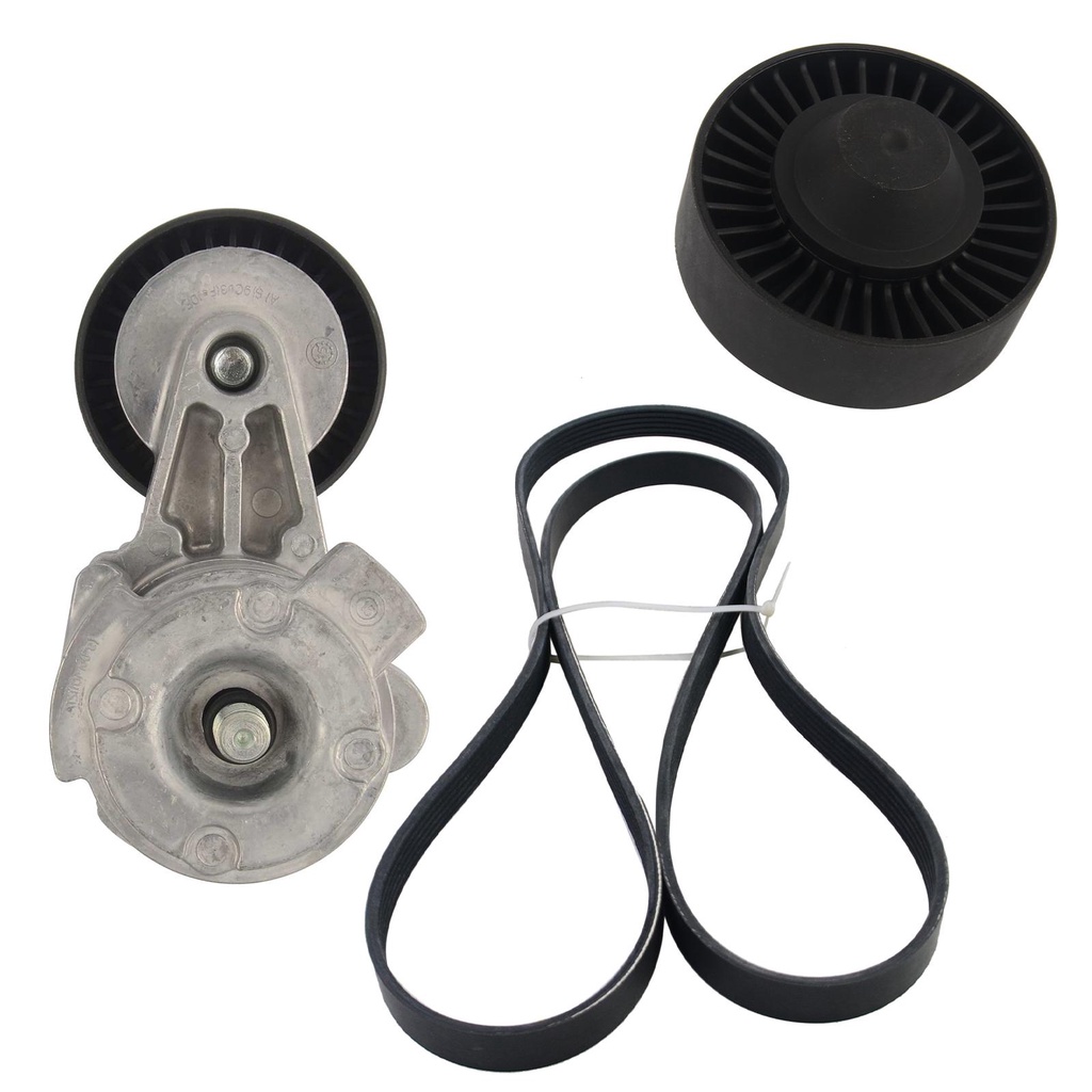 AP03 Drive Belt Pulley + Tensioner Kit  For BMW 1 3 5 series E81 E90 E60 E61 X3 E83 X5 E70 Z4 112875
