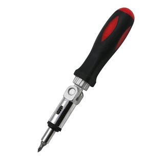 【Bsst】Ratchet Screwdriver Hex Left Right TPR Handle 1/4 Inch 180 Degree Durable#tool promotion