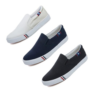 เช็ครีวิวสินค้ารองเท้าผ้าใบแฟชั่น Korean Version Canvas Shoes รุ่นK01 มี3สี