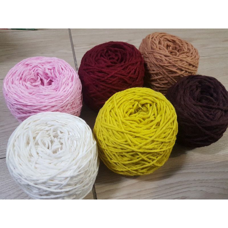 เข้าใหม่🔥ไหมพรม5ply 6สี