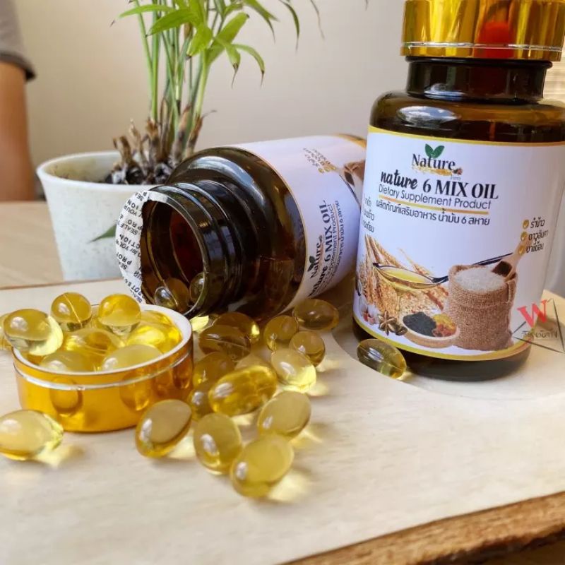 #Mix oil 6 nature #มิกออย #น้ำมันสกัดเย็น 6 ชนิด