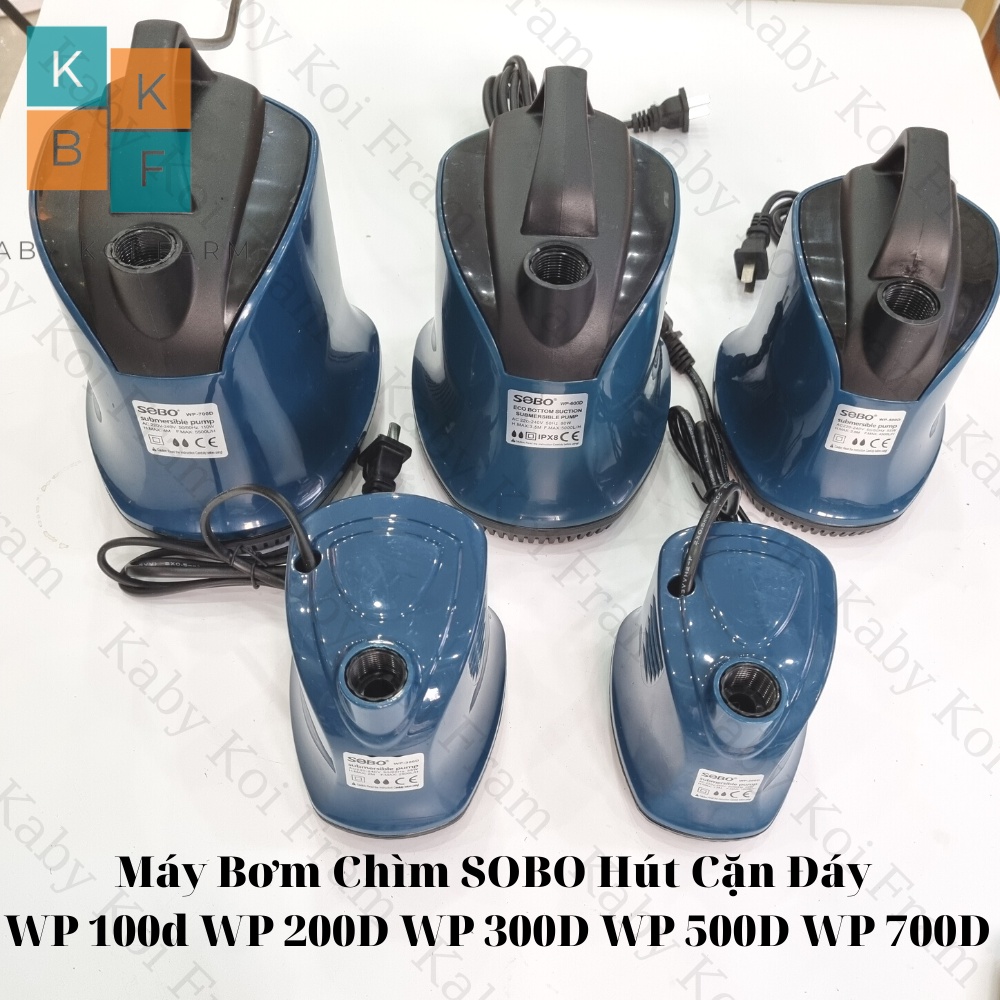 SOBO submersible ถังปลาปั๊มดูด koi บ่อปั๊ม sobo WP 100d WP 200D WP 300D WP 500D WP 700D