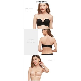เสื้อเกาะอก ลูกไม้เซ็กซี่ ชุดชั้นในสตรีไร้ตะเข็บ Push Up Ladies บราล่องหน