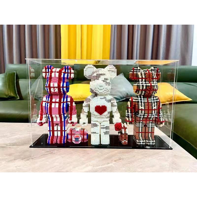 Bear Brick Blocks ของเล่น CLC Violent Bear Love Block Bear ของเล่นบล็อกอนุภาคขนาดเล็ก