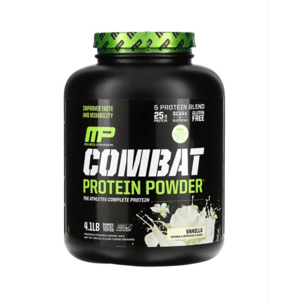 Combat Protein Powder, Vanilla, 4 lbs (1814 g)