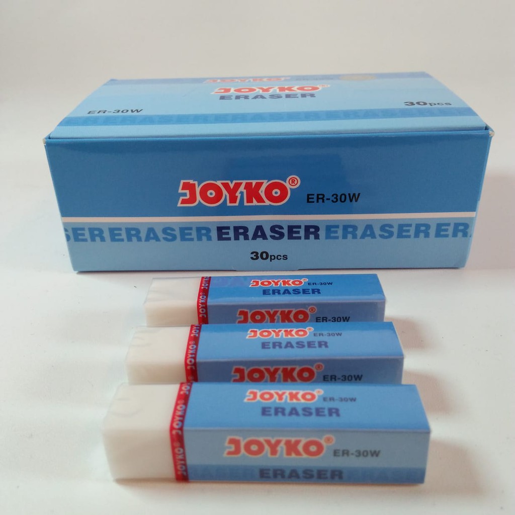 [PCS] JOYKO PENCIL ERASER ER-30W PENCIL ERASER STIP*