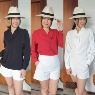 Glam Basic blouse เสื้อแขนยาว