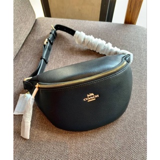 COACH WOMEN’S WAIST PACK (48738)  กระเป๋าคาดอก//คาดเอว หนังสีดำ