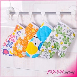 ถุงมือกันความร้อน ถุงมือไมโครเวฟ จัดเก็บสะดวก จัดส่งคละลาย Cooking gloves