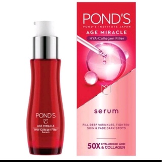 พอนด์ส เอจ มิราเคิล ไฮยา-คอลลาเจน ฟิลเลอร์ เซรั่ม Ponds Age Miracle ...