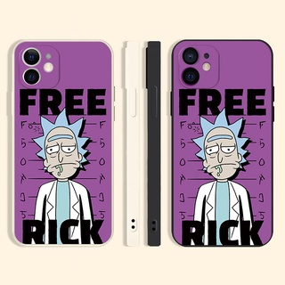 Rick Sanchez เคสไอโฟน 7 8 Plus Se2020 8พลัส เคส X Xr Xs Max cover iPhone 14 plus 13 12 11 promax animation phone case