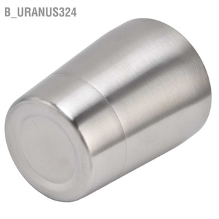 B_uranus324 Double Walled 304 Stainless Steel Metal Beer Mug Cocktail Coffee Cup Anti Scald Office