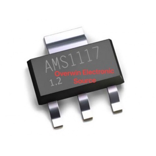 AMS1117-1.2V IC เรกูเลตแปลงไฟจาก 12-2.6V เป็น 1.2VDC กระแสสูงสุด 800mA