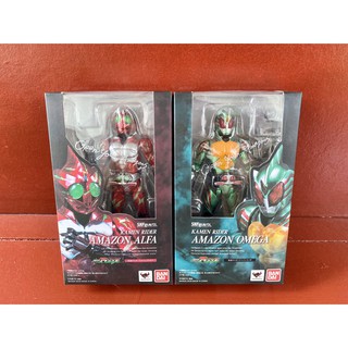 MASKED RIDER : S.H.Figuarts MASKED RIDER AMAZON [ALFA + OMEGA] TAMASHI Nations สินค้าจาก BANDAI [SET ขายเป็นคู่] ของแท้