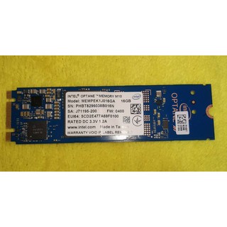 16 GB SSD (เอสเอสดี) INTEL OPTANE MEMORY SERIRES PCIe/NVMe M.2 2280