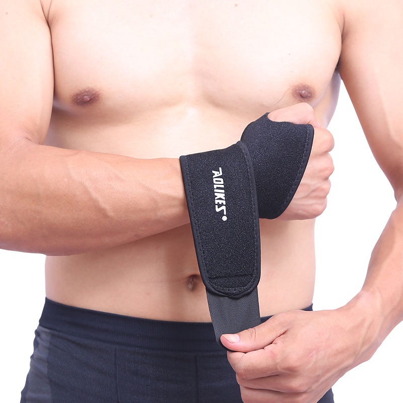 Unisex สายรัดข้อมือกีฬาแบบพลิกกลับได้ Thumb Stabilizer ผ้าพันพยุงข้อมือแบบปรับได้สําหรับยกน้ําหนักบาสเก็ตบอล