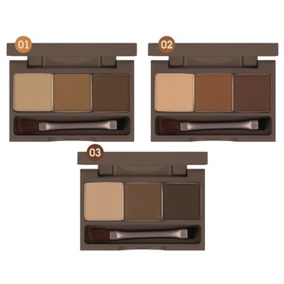 Mei Linda 3D Brow Powder Palette #MC3109 : meilinda เมลินดา ทรีดี บราว พาวเดอร์ พาเลทท์ เขียนคิ้ว x 1 ชิ้น beautybakery