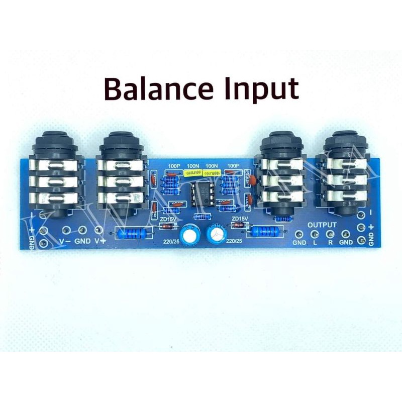 แผ่นวงจร Balance Inputใช้ไฟหลัก 45-100V