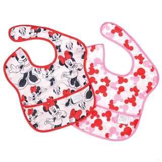 Bumkins ผ้ากันเปื้อนกันน้ำ แพ็ค 2 ชิ้น Collections Disney รุ่น Super Bib PK2 เหมาะกับน้อง 6-24 เดือน ลาย Minnie S2-DMN1