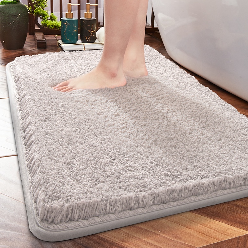 Comely พรมเช็ดเท้า หนา ดูดซับน้ําได้ดี กันลื่น ขนาด 60x90 ซม. 50x80 ซม.