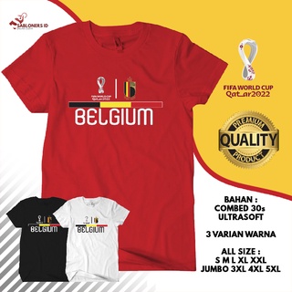 เสื้อยืดแขนสั้น พิมพ์ลายทีมฟุตบอลโลก Distro Ball Qatar 2022 แฟชั่นสําหรับผู้ชายและผู้หญิง ไซซ์ 30 S-5XL