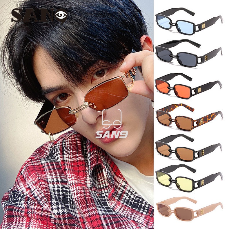 สนับสนุนขายส่งปลาค็อด (ซาน9)แว่นตากันแดกลายย้อนยุคและสีสันสดใสสำหรับหญิงสไตล์ฮิปฮอป