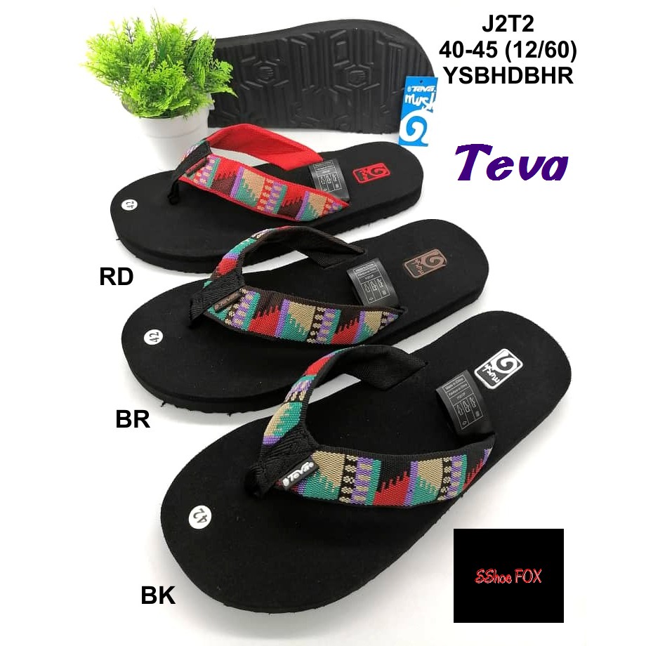 Teva Men รองเท้าแตะคุณภาพดี Teva selipar lelaki selesa 40-45