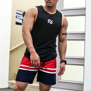 Healthland เสื้อแขนกุดผู้ชาย เสื้อกล้ามผู้ชาย M-4XL