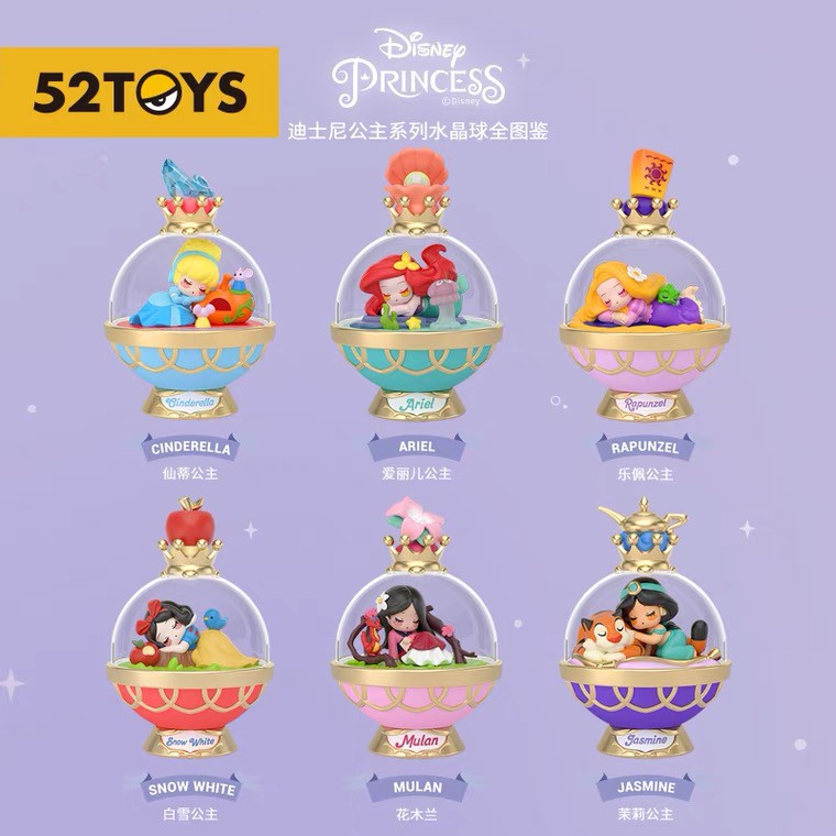 📌[หายากชุดสุดท้าย]📌โมเดลเจ้าหญิง Princess Sleep in Glass by 52TOYS