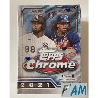 พร้อมส่ง 2021 Topps Chrome Blaster Box MLB การ์ดสะสมเบสบอล