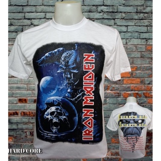 เสื้อวง IRON MAIDEN วงร็อคในตำนาน ไม่มีตะเข็บข้าง คอฟิต ป้ายUSA เสื้อวินเทจ เสื้อร็อค เสื้อทัวร์ วงร็อคต่างประเทศ