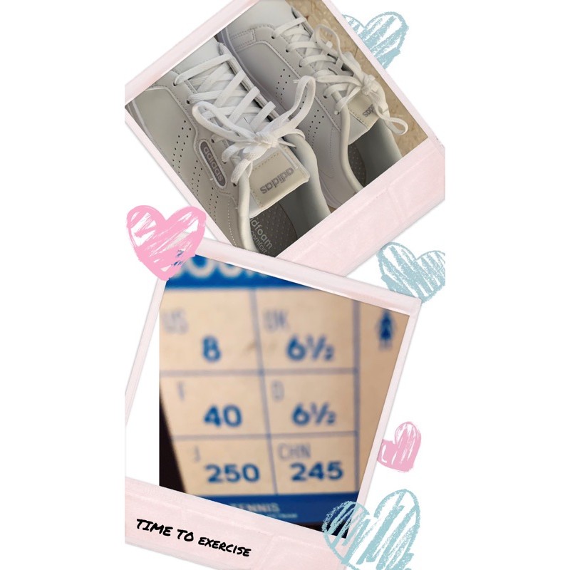 Adidas real white sneakers size 8us