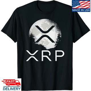 เสื้อยืดผ้าฝ้ายพิมพ์ลายขายดี เสื้อยืด พิมพ์ลายเหรียญคลื่น Xrp Ledger Luna cryptocurrency Bull Market เหมาะกับวันครบรอบวั