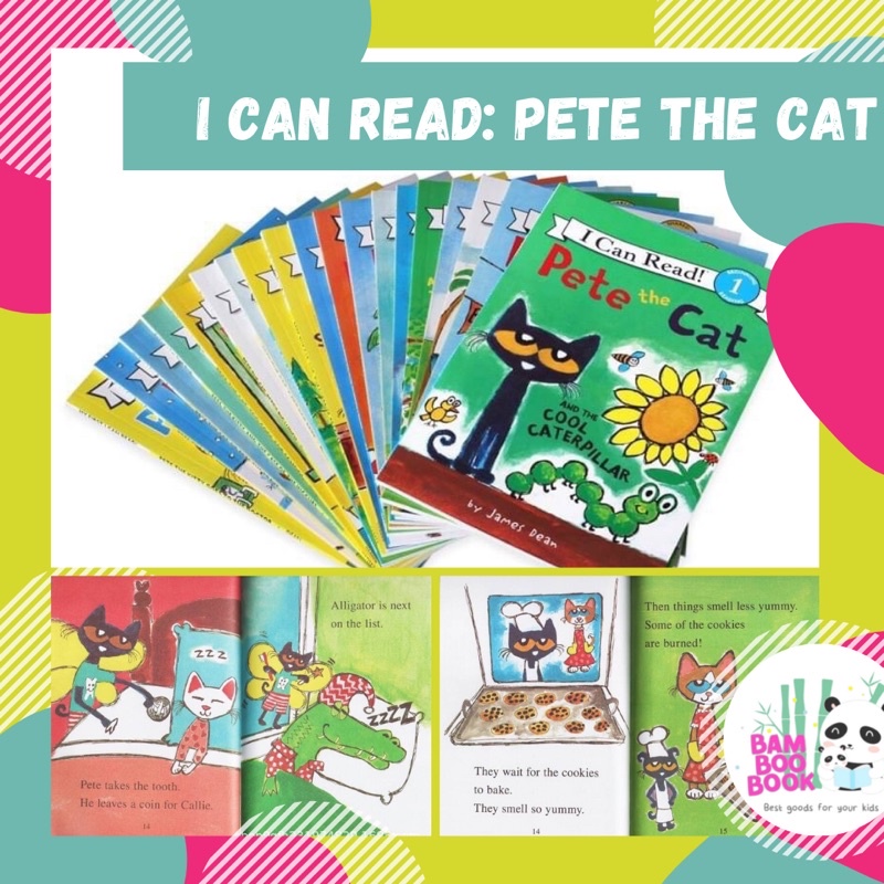 พร้อมส่ง หนังสือชุด I can read: Pete the Cat 32 เล่ม