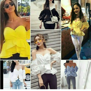 : เสื้อสายเดี่ยวทรงเกาะอก (สายเดี่ยวสีเดี่ยวกับเสื้อ )