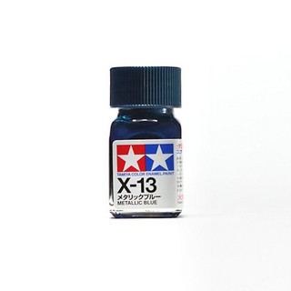 Tamiya Enamel Color 80013 X-13 Metallic Blue (Gloss Metallic) 45135125 (สี)